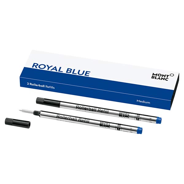 128233   Montblanc Rollerball Refill Royal Blue M (2  )
